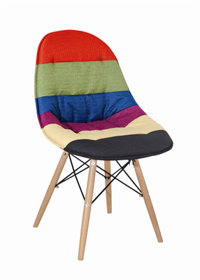 Moder Tasarımcı Renkli Eames Plastik Sandalye Eyfel Kulesi şekli Kumaş Koltuk